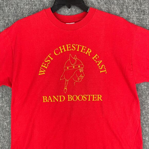 Vintage‎ Single Stitch Shirt West Chester USA Marching Band Viking XL Mens - Picture 1 of 10